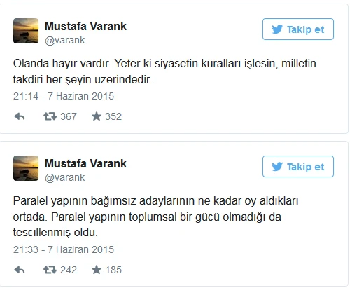 Mustafa Varank'tan seçim sonuçları açıklaması: "Olanda hayır vardır"