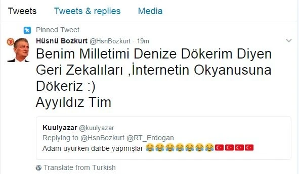 Halkı tehdit eden CHP'li vekili Ayyıldız Tim hackledi