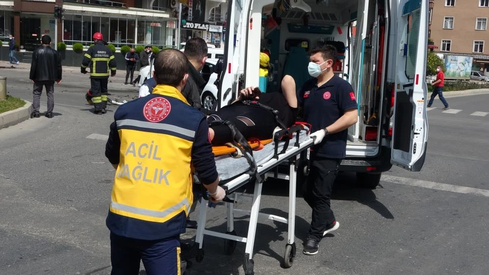Ordu’da trafik kazası: 2 yaralı