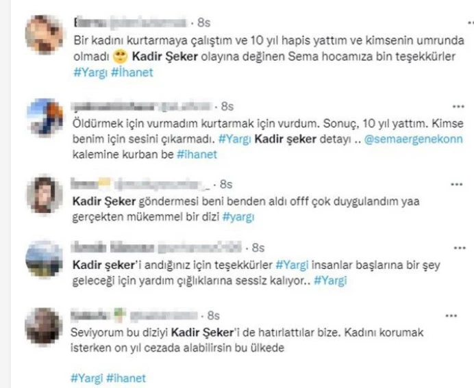 Yargı'daki Kadir Şeker sahnesi sosyal medyayı salladı