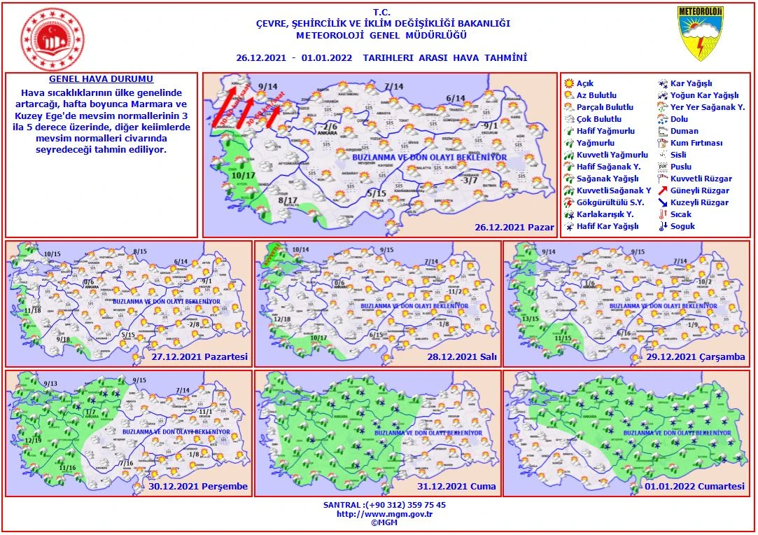 İstanbul'a yılbaşında kar yağacak mı? Meteoroloji haritayı paylaştı