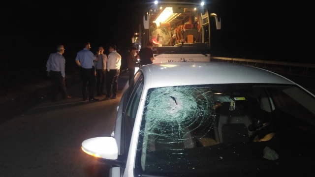 Yolcu otobüsünde panik