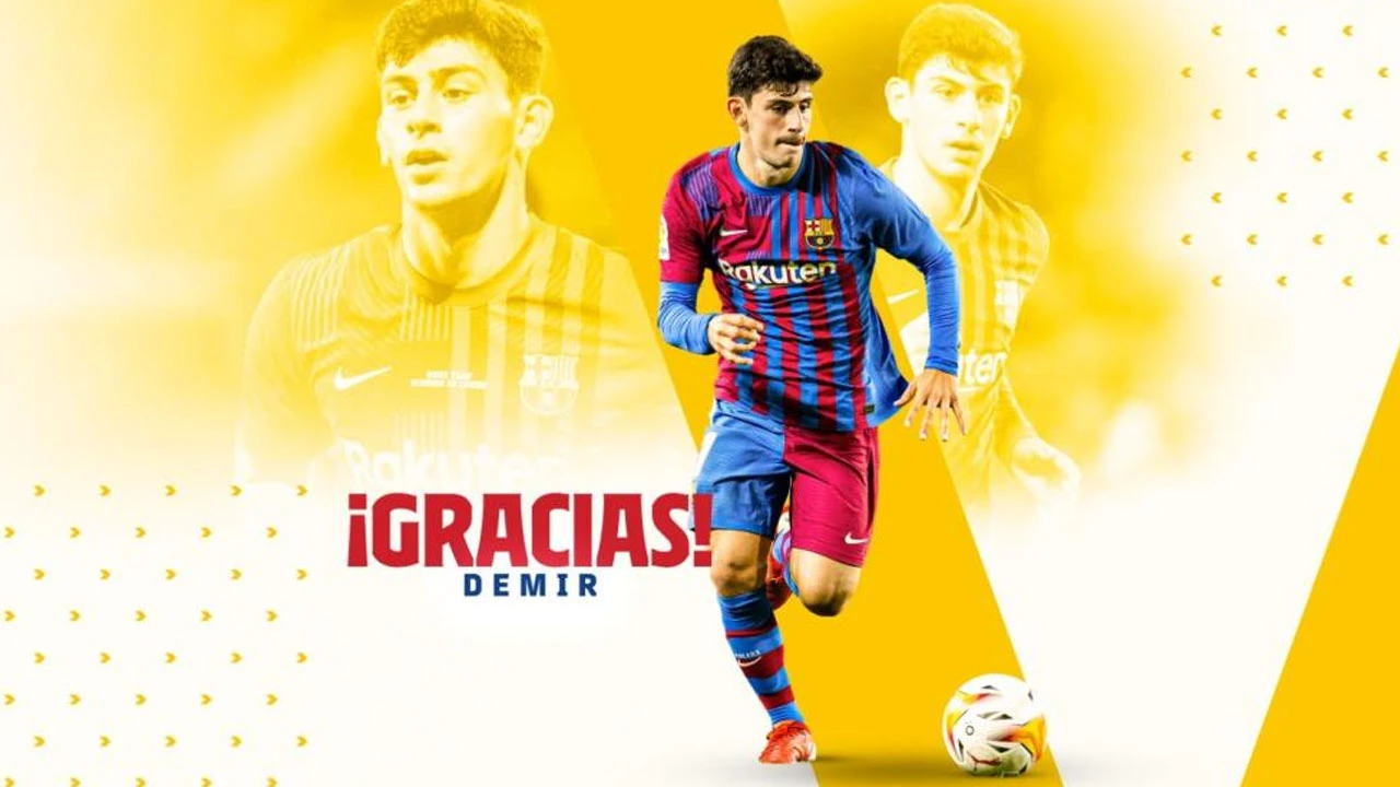 Barcelona Türk asıllı futbolcu Yusuf Demir'in sözleşmesini feshetti