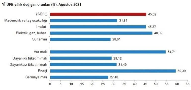 Ağustos ayı enflasyon oranı açıklandı: Faizi geçti