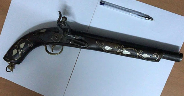 Çankırı'da bulunan tarihi tüfek