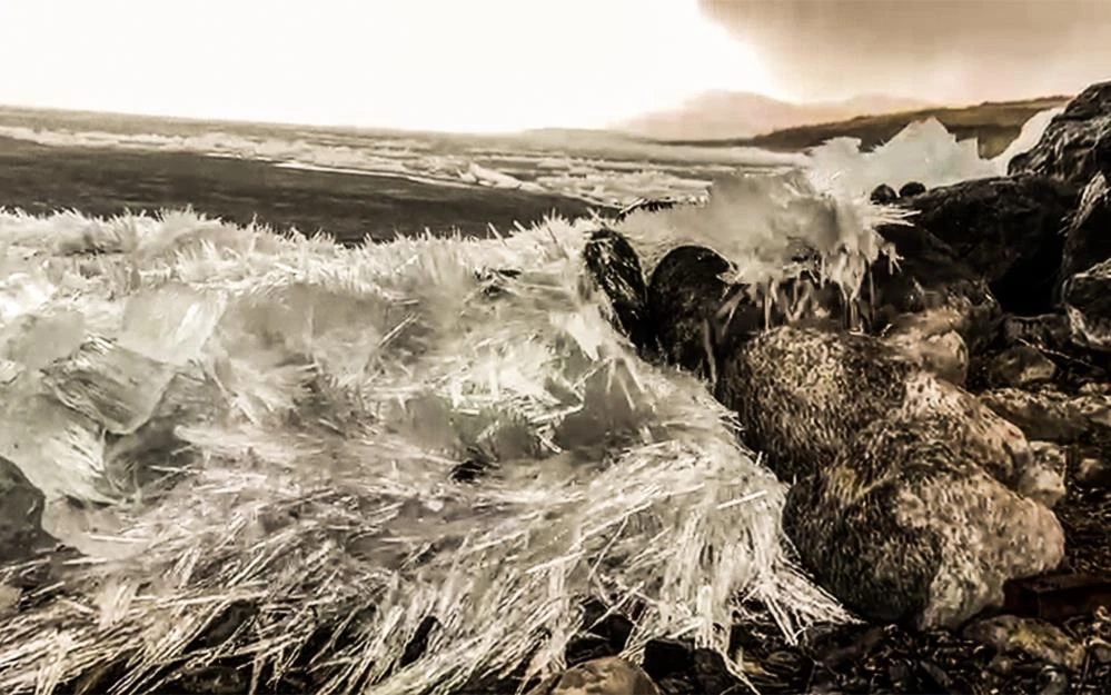 Çıldır, kristal göle döndü