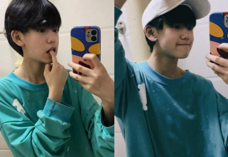 Ünlü olmak uğruna yalnızca erkeklerin katıldığı yarışmaya erkek kılığında girdi