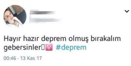 Irak'taki depremin ardından ırkçı paylaşım yapan hastane çalışanı açığa alındı