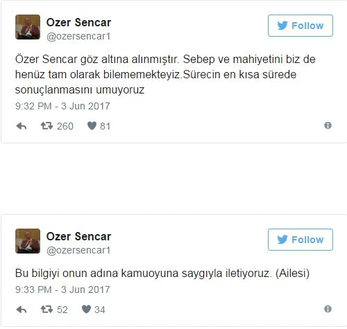 Ünlü anket şirketi sahibi Özer Sancar gözaltına alındı