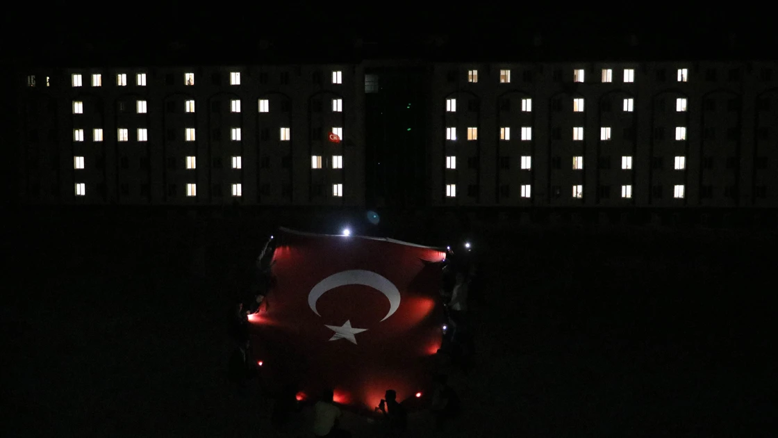 Üniversite öğrencilerinden Barış Pınarı Harekatı'na destek