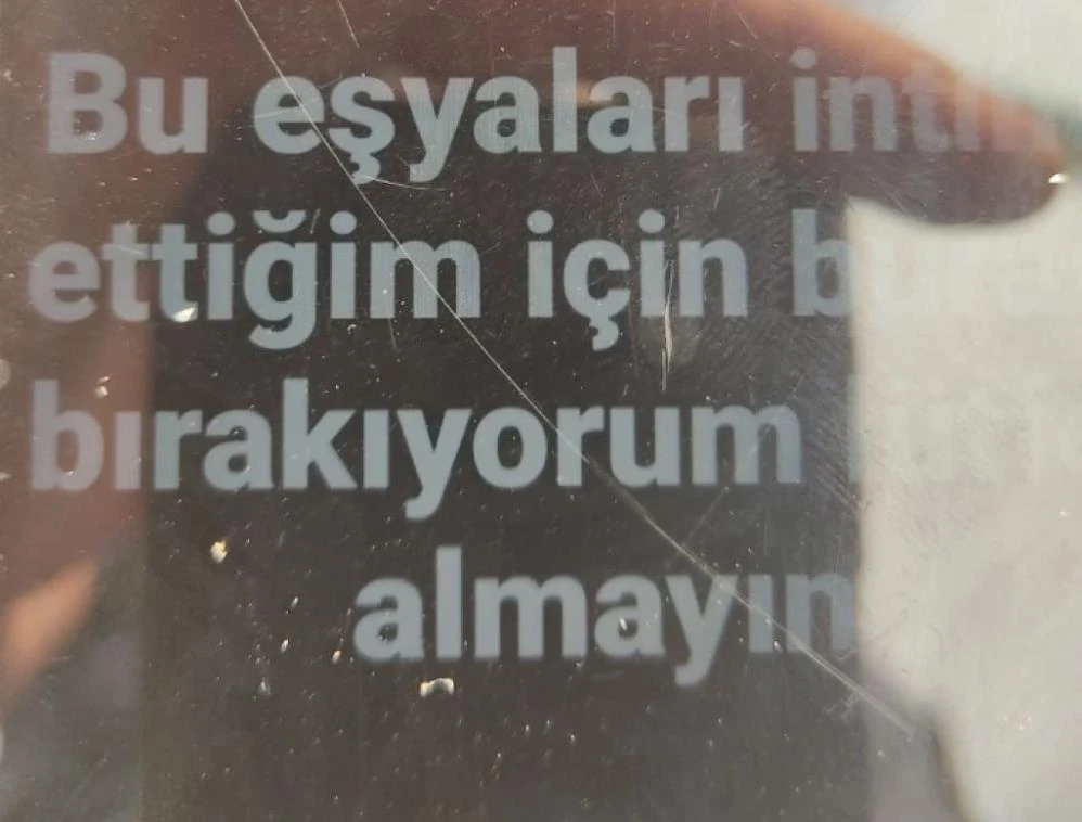 Ölmeden önce not bıraktı: İntihar ettim eşyalarımı almayın