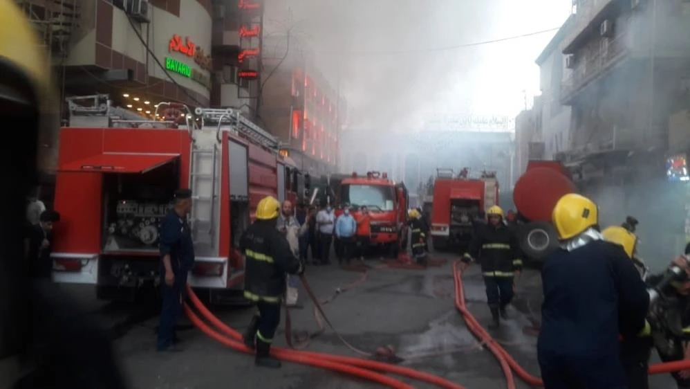 Irak Kerbela'daki otelde yangın: 1 kişi öldü çok sayıda yaralı var