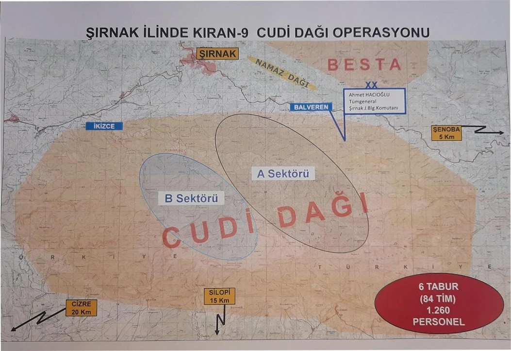 Kıran-9 Cudi Dağı ve Kıran-10 Kazan Vadisi operasyonları başlatıldı