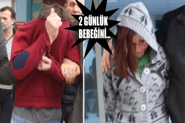 2 Günlük bebeğini boğarak öldürdü