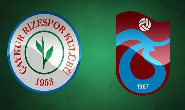 Çaykur Rizespor Trabzonspor ilk yarı maç özeti ve golleri