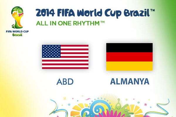 Dünya Kupası 2014 ABD ve Almanya bir üst tura yükseldi