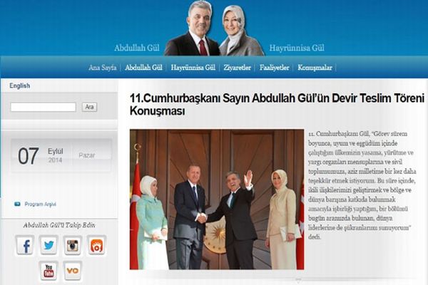 Abdullah Gül, web sitesi açtı