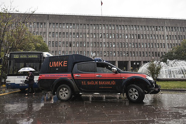 Ankara Adliyesi&#039;nde KBRN şüphesi