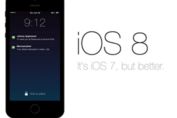 Apple iOS 8&#039;i dünyaya tanıttı