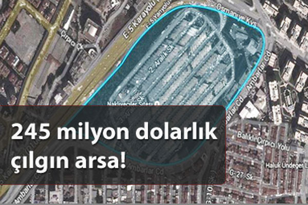 Merter’deki arsaya 245 milyon dolar ödedi!