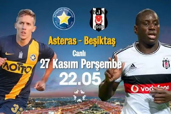 Beşiktaş Asteras Tripolis maçı hangi kanalda saat kaçta, detaylar burada