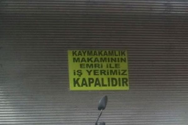 Av malzemesi satan işyerleri kapatıldı