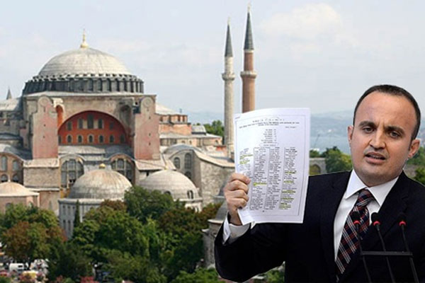 AK Parti&#039;den Ayasofya teklifine zehir zemberek cevap