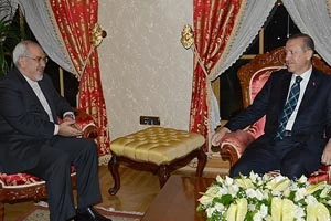 Erdoğan İran Dışişleri Bakanı Zarif'i kabul etti
