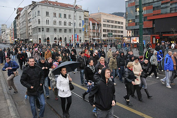 Bosna Hersek&#039;te protestolar olayları