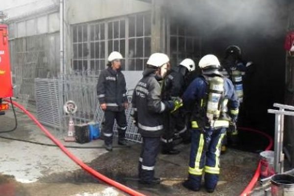 Bursa'da atölyede patlama