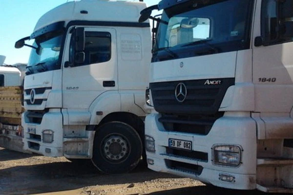 Yüksek tonajlı kamyonlara ceza