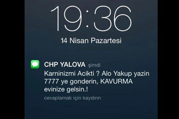 CHP Yalova&#039;dan üyelere şaşırtan mesaj