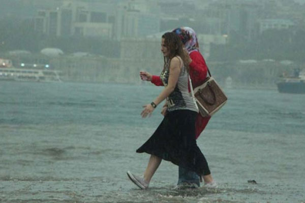 Bu fotoğraf bugün İstanbul&#039;da çekildi