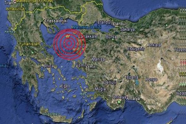 Çanakkale&#039;de bir deprem daha meydana geldi