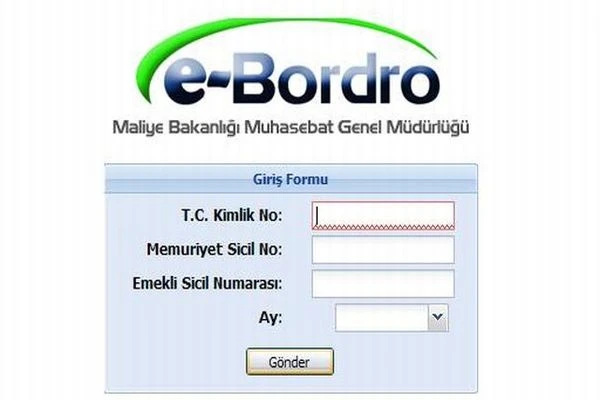 E-Bordro maaş sorgulama sistemi, e-bordro ile maaş tıkla öğren,