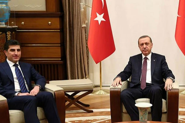 Erdoğan Barzani ile görüştü