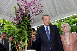 Erdoğan ve eşi Emine Erdoğan&#039;ın isimleri bir orkideye verildi