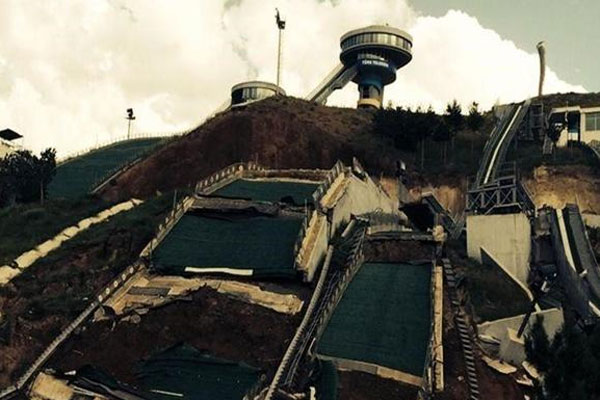 Erzurum&#039;da büyük tehlike atlatılmış