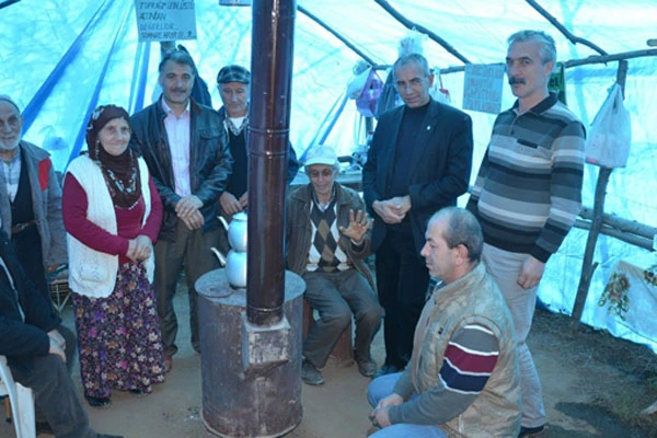 Fatsalı köylülerin 'siyanür' nöbeti sürüyor