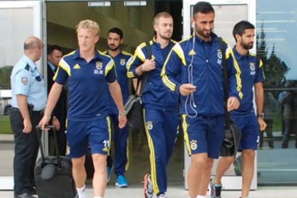 Fenerbaçeli futbolcuların korku dolu anları