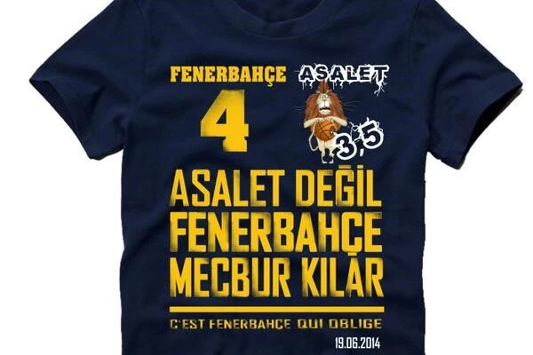 Fenerbahçe'den Galatasaray'a tişörtlü gönderme