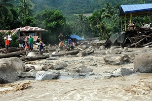 Filipinler'de sel felaketi