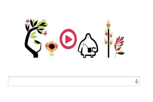 Google&#039;dan, &#039;ilkbahara özel doodle&#039;