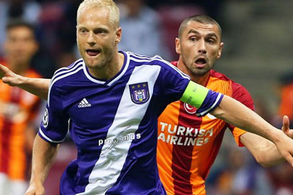 Galatasaray Anderlecht maçında ilk 11&#039;ler belli oldu
