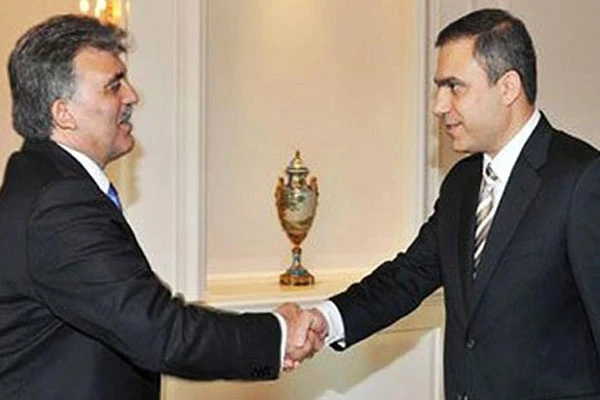 Abdullah Gül Hakan Fidan'ı kabul etti