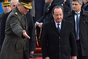 Fransa Cumhurbaşkanı Hollande, Türkiye&#039;ye geldi