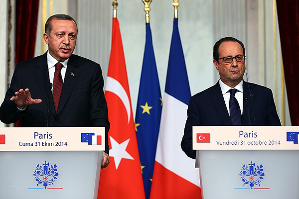 Erdoğan ve Hollande ortak açıklama yaptı