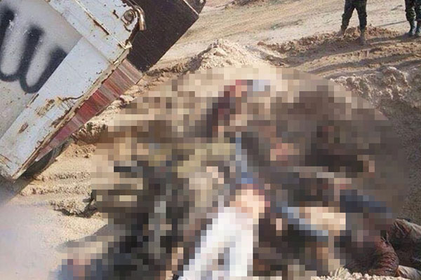Suriye&#039;den dehşet verici IŞİD görüntüleri bu kez onlar kesildi!