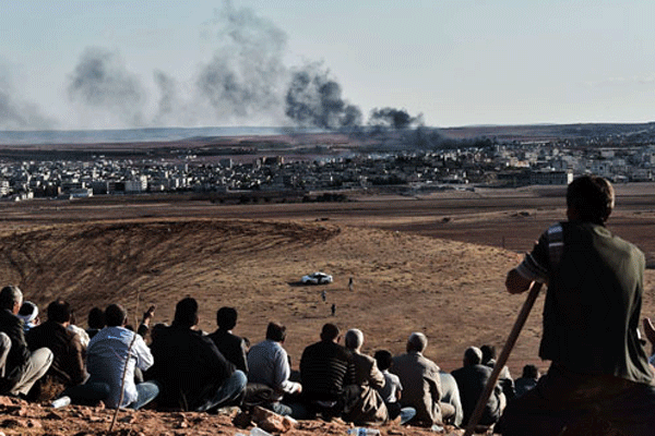 IŞİD Kobani&#039;de geri çekiliyor