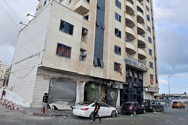 İsrail AA&#039;nın Gazze ofisini ikinci kez vurdu